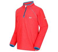 Regatta Polaire Technique Junior Loco avec Ouverture 1/2 Zip Polaire Enfant Fiery Coral FR : M (Taille Fabricant : 140)