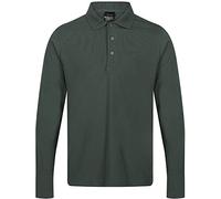Regatta Polo à manches longues pour homme, vert foncé, Taille 4XL