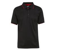 Regatta Polo Professionnel à Manches Courtes Navigate pour Homme, Noir/Rouge, XL