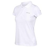 Regatta Polo Technique Maverick V Léger et respirant pour séchage rapide avec col boutonné T-Shirts/Polos/Vests Femme White FR: XS (Taille Fabricant: 10)