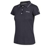 Regatta Polo Technique Maverick V Léger et Respirant pour séchage Rapide avec col boutonné T-Shirts/Polos/Vests Femme Seal Grey FR: XS (Taille Fabricant: 10)