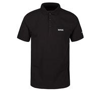 Regatta Polo Technique Sinton Léger et Respirant avec col Côtelé T-Shirts/Polos/Vests Homme Black FR: S (Taille Fabricant: S)