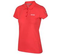 Regatta Polo Technique Sinton Léger et Respirant pour séchage Rapide avec col boutonné T-Shirts/Polos/Vests Femme Red Sky FR: XXS (Taille Fabricant: 8)