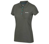 Regatta Polo Technique Sinton Léger et Respirant pour séchage Rapide avec col boutonné T-Shirts/Polos/Vests Femme Thyme Leaf FR: XS (Taille Fabricant: 10)