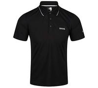 Regatta Polo Technique Sport Maverick V Léger, Respirant et Sèche Rapidement T-Shirts/Polos/Vests Homme Black FR: M (Taille Fabricant: M)