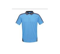 Regatta Polo TRS174 à évacuation de la transpiration pour hommes, en tissu contrastant Seal Grey S M