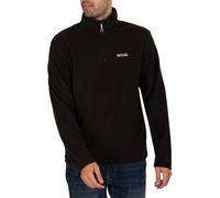 Regatta Pour des hommes Sweat zippé en molleton Thompson, Noir