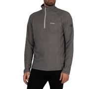 Regatta Pour des hommes Sweatshirt léger à rayures mi-zippées Montes, Gris