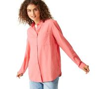 Regatta Primevere Chemise à manches longues en coton mélangé pour femme, Rose uni, 36