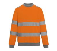 Regatta Professional Homme Hi-vis Crew Neck Haute Visibilité Pro Contract Sweatshirt, Orange, XXL EU