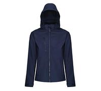 Regatta Professional Men's Venturer 3 Layer Printable Hooded Softshell Jacket Veste, Bleu Marine, M Homme