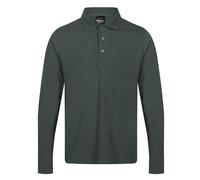 Regatta Polo à manches longues pour homme, vert foncé, Taille XL