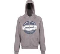 Regatta Professional - Sweat à capuche avec fermeture éclair sur toute la longueur pour homme RG9296 (L) (Mergel Steingrau)