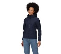Regatta Professional Women's Venturer 3-Layer Printable Hooded Softshell Jacket Veste, Bleu Marine, 42 Femme