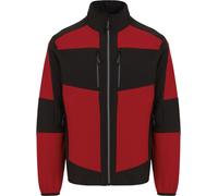 Regatta Professional - Veste Softshell double couche homme/femme unie RG9991 (XXL) (Rouge/Noir)