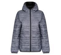 Regatta Professional Women's Firedown Insulated Packaway Jacket Pack It Veste de Pluie, Gris chiné (Noir), 38 Femme