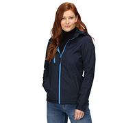 Regatta Professional Women's Venturer 3-Layer Printable Hooded Softshell Jacket Veste, Bleu Marine (Bleu français), 48 Femme