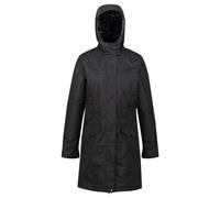 Regatta Rimona Veste à Capuche Femme Imperméable et Isolante avec Coutures Cousues-collées Jackets Waterproof Insulated Femme Black FR: XS (Taille Fabricant: 10)