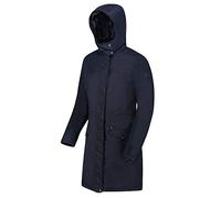 Regatta Rimona Veste à capuche Femme Imperméable et isolante avec Coutures cousues-collées Jackets Waterproof Insulated Femme Navy FR: M (Taille Fabricant: 14)