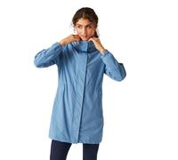 Regatta Sagano Veste imperméable zippée pour femme, Coronet Bleu (Blanc), 44