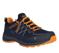 Regatta Samaris Low Waterproof Walking Shoes Blk/FlameOrg 6 (39) Male