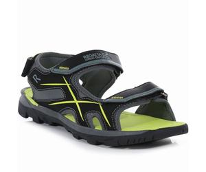 Regatta - Sandales KOTA DRIFT - Homme (44 FR) (Noir/Vert kaki clair)