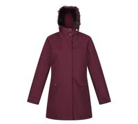 Regatta Serleena II Veste à capuche Femme Imperméable et isolante avec Coutures cousues-collées et poche de sécurité Jackets Waterproof Insulated Femme Dark Burgundy FR: XS (Taille Fabricant: 10)