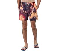 Regatta Short de Bain Design Mawson II avec Doublure intérieure en Maille légère et Poches Multiples Swimwear Homme Sunset FR: XL (Taille Fabricant: XL)