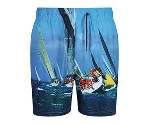 Regatta Short de Bain Design Mawson II avec Doublure intérieure en Maille légère et Poches Multiples Swimwear Homme Yacht Photo FR: M (Taille Fabricant: M)