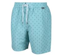 Regatta Short de Bain Imprimé Hadden II avec Doublure intérieure en Maille légère et Poches Multiples Swimwear Homme Maui Blue FR: XL (Taille Fabricant: XL)