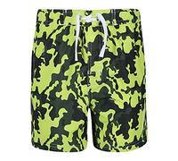 Regatta Short de Bain Junior Garçon Skander II léger pour séchage Rapide et avec imprimé Swimwear Enfant Racing Green/Camo FR: L (Taille Fabricant: 7-8)