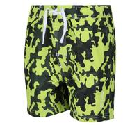 Regatta Short de Bain Junior Garçon Skander II léger pour séchage Rapide et avec imprimé Swimwear Enfant Racing Green/Camo FR: S (Taille Fabricant: 3-4)