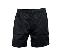 Regatta Short Homme déperlant avec Poches Multiples Action Shorts Homme Black FR: 2XL (Taille Fabricant: 38")