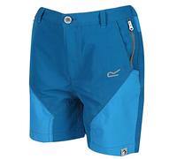 Regatta Short Technique Junior Sorcer léger avec Zones Réfléchissantes et Poches Multiples Shorts Enfant Petrol Blue/Blue Aster FR: 3XL (Taille Fabricant: 13 YR)