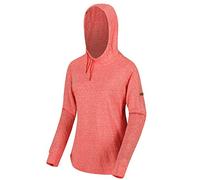 Regatta Sweat-Shirt RAYÉ Manches Longues Merindha avec Capuche réglable T-Shirts/Polos/Vests Femme Red Sky FR: XL (Taille Fabricant: 18)