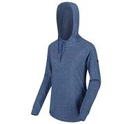 Regatta Sweat-Shirt RAYÉ Manches Longues Merindha avec Capuche réglable T-Shirts/Polos/Vests Femme Strong Blue FR: XL (Taille Fabricant: 18)