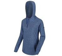 Regatta Sweat-Shirt RAYÉ Manches Longues Merindha avec Capuche réglable T-Shirts/Polos/Vests Femme Strong Blue FR: S (Taille Fabricant: 12)