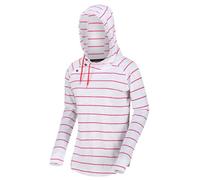 Regatta Sweat-Shirt RAYÉ Manches Longues Merindha avec Capuche réglable T-Shirts/Polos/Vests Femme Virtual Pink RNUM FR: 2XL (Taille Fabricant: 20)