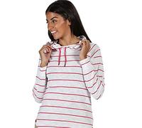 Regatta Sweat-Shirt RAYÉ Manches Longues Merindha avec Capuche réglable T-Shirts/Polos/Vests Femme Virtual Pink RNUM FR: S (Taille Fabricant: 12)