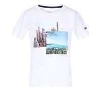 Regatta T-Shirt Junior100% Coton Bosley Respirant avec imprimé T-Shirts/Polos/Vests Enfant White City FR: 5XL (Taille Fabricant: 15-16)