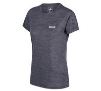 Regatta T-Shirt Technique Manches Courtes Fingal V Léger et Respirant avec imprimé T-Shirts/Polos/Vests Femme Onyx Grey FR: M (Taille Fabricant: 14)