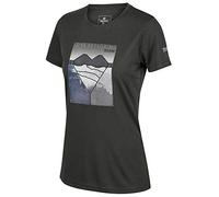 Regatta T-Shirt Technique Manches Courtes Fingal V Léger et Respirant avec imprimé T-Shirts/Polos/Vests Femme Thyme Leaf FR: M (Taille Fabricant: 14)