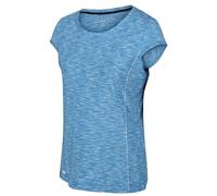 Regatta T-Shirt Technique Stretch Manches Courtes Hyperdimension Léger et Respirant T-Shirts/Polos/Vests Femme Blue Aster FR: L (Taille Fabricant: 16)