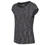 Regatta T-Shirt Technique Stretch Manches Courtes Hyperdimension Léger et Respirant T-Shirts/Polos/Vests Femme Black FR: XS (Taille Fabricant: 10)