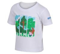 Regatta Tee T-Shirt, White Tree Peppa, 4 Years Mixte
