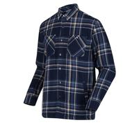 Regatta Thamos Homme Chemise À Carreaux Doublée Polaire À Manches Longues L Navy Check