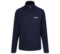 Regatta Thompson Homme Veste en Polaire col Montant 1/4 Zip Randonnée Chaud - Bleu Marine - L