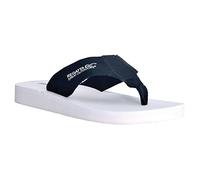 Regatta - Tongs CATARINA - Femme (39 FR) (Blanc/Bleu marine)