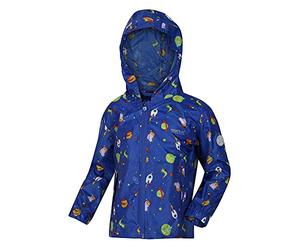 Regatta Unisex Child Peppa Pack It Shell Jacket, NewRoylPeppa, surf spray, Taille 18-24 Mois/86-92cm