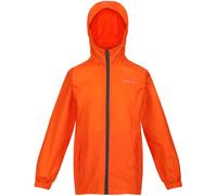Regatta Unisex Kids' Pack It Packable Waterproof Jacket Orange vif 3-4 ans Unisex